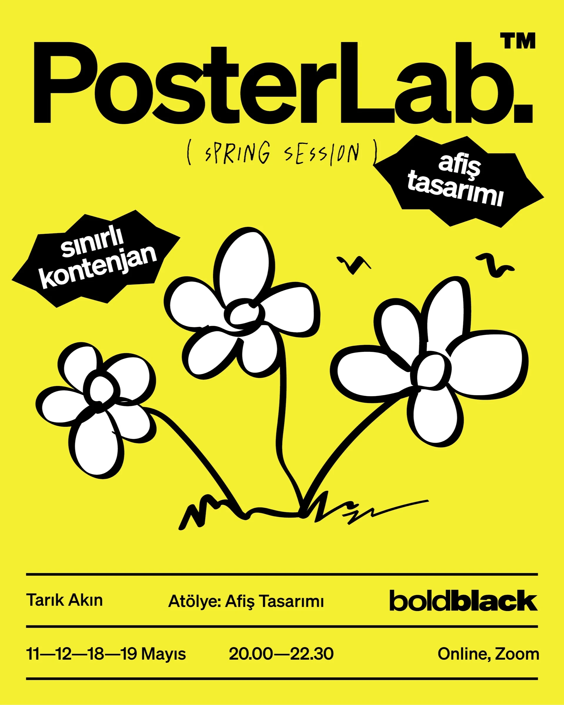PosterLab — poster workshop by Tarık Akın