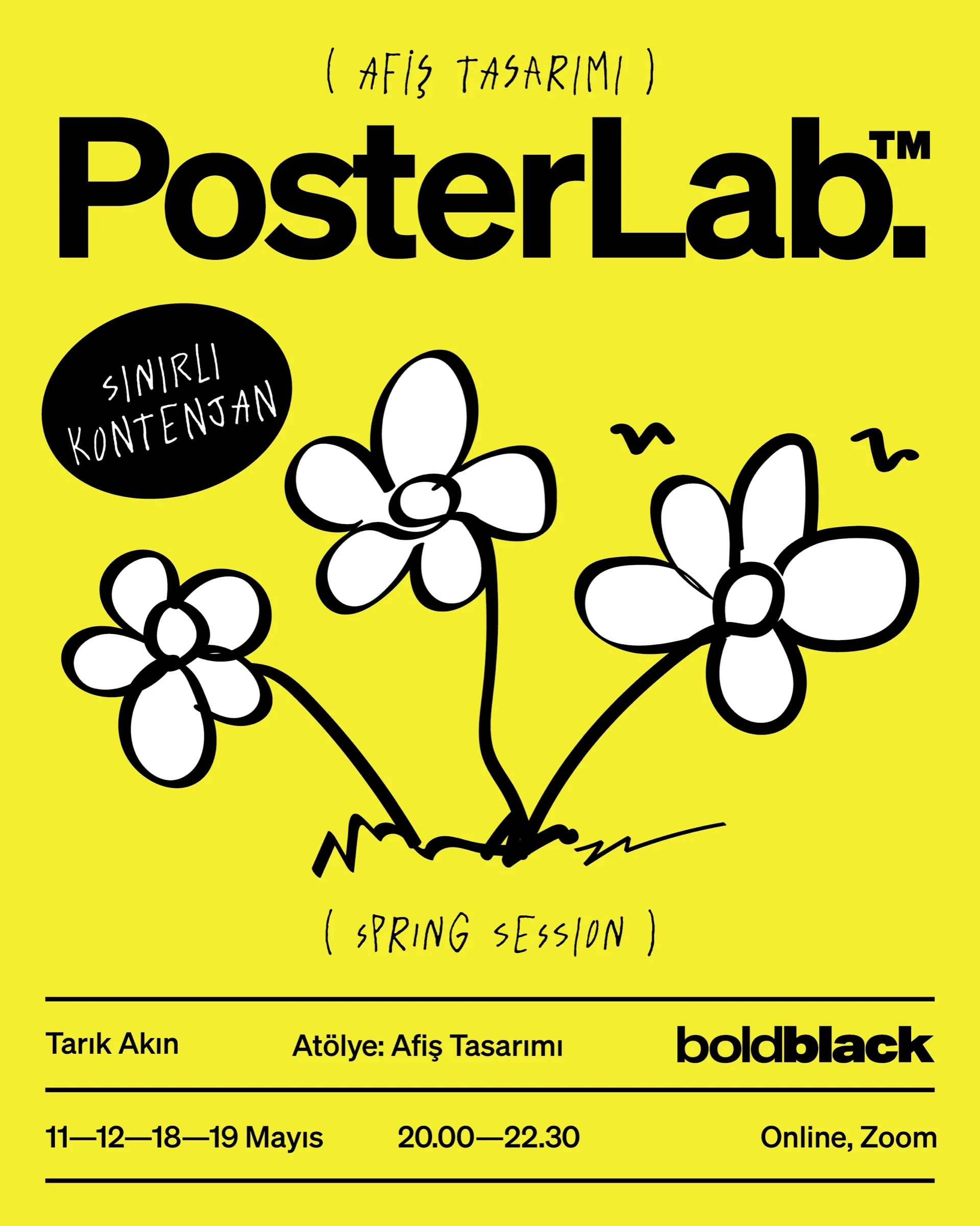 PosterLab — poster workshop by Tarık Akın